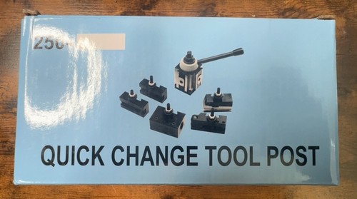AXA 6 Pc Wedge Type Quick Change Tool Post Set, for Lathe Swing 6-12 Inches - Foto 3 di 4