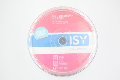 ISY ICD 2000 50 CD-R Recordable Discs Spindle Cakebox 52x 700MB - NEW - Afbeelding 2 van 3