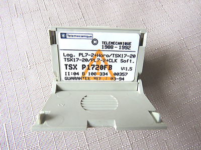 TELEMECANIQUE SPS MEMORY PLUS UHR, MODUL TSX P1720FB. TSX17-20/PL7-2+CLK  