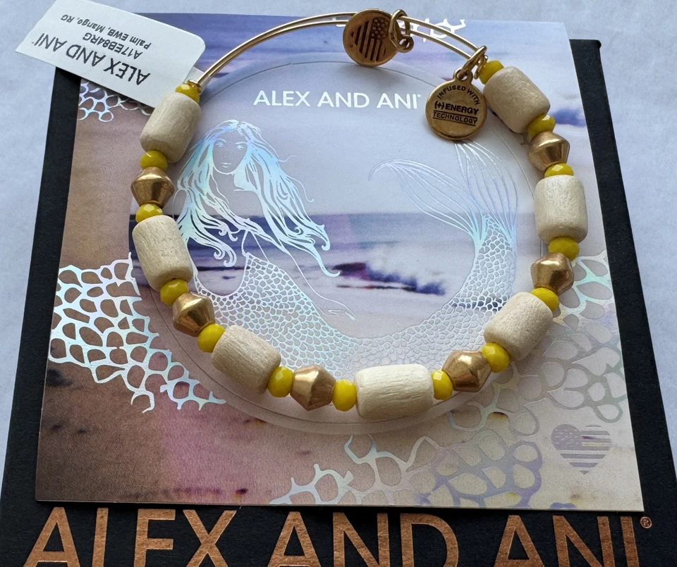 Brazalete Alex and Ani 'Palma, Mango' Charm Foto 4 de 4