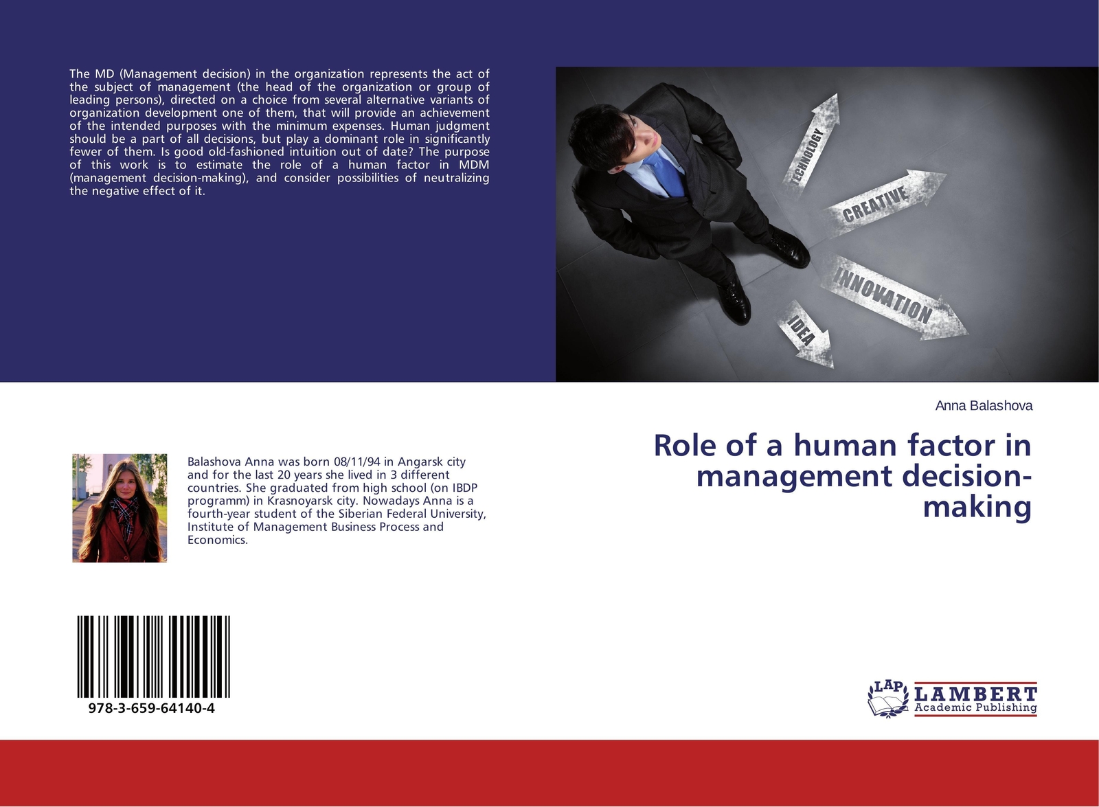 Thumbnail - Role Of A Human Factor In Management Decision-making Anna Balashova