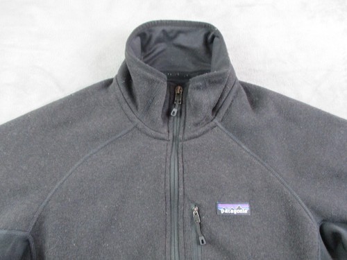 Patagonia Jacket Adult Medium Black 1/4 Zip Fleece Performance Better Sweater - Picture 3 of 11