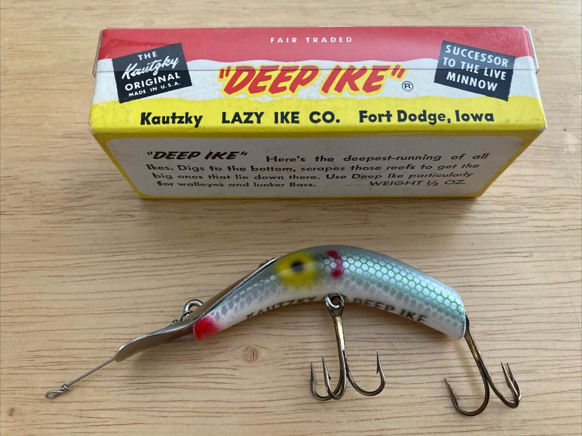 Vintage Kautzky DEEP IKE lure D34 - Shad w BOX | eBay