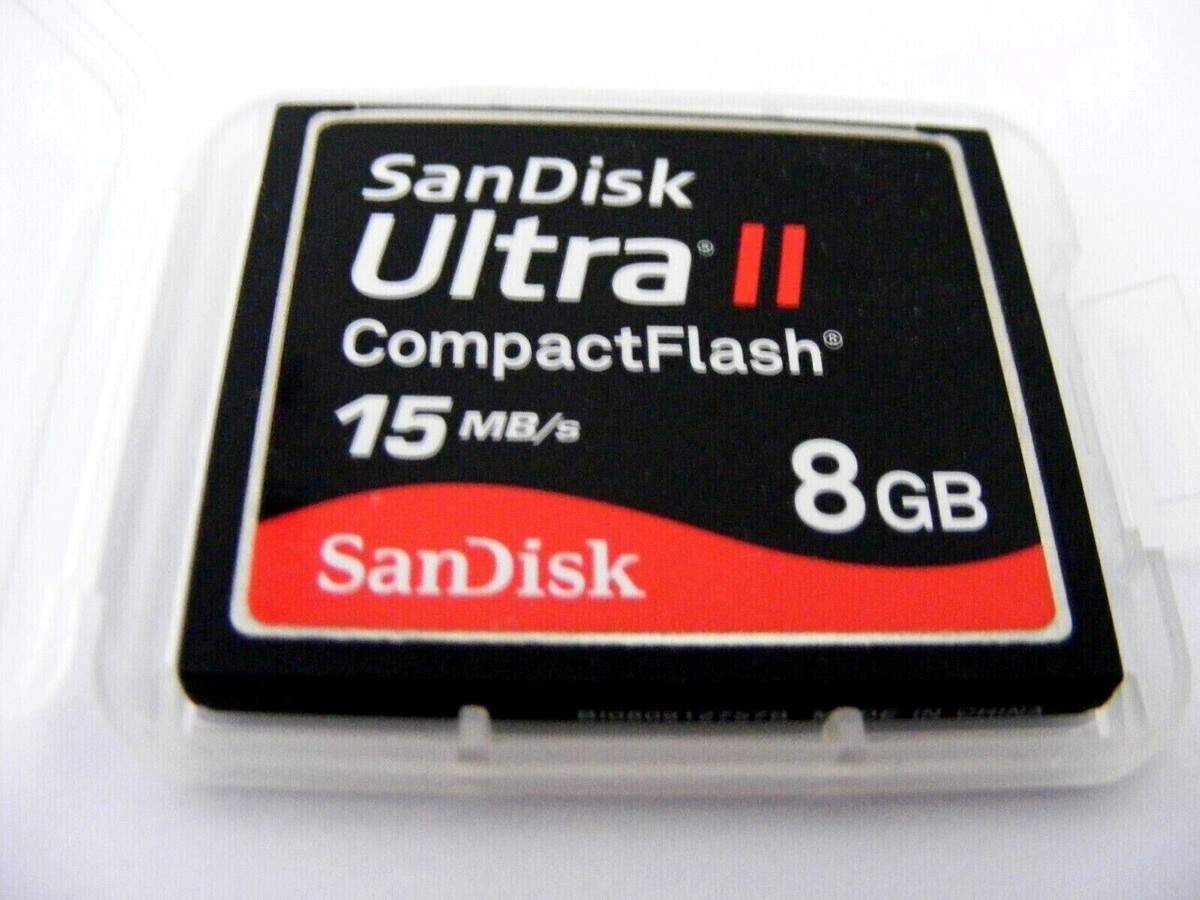 Flash Card Sandisk Compact Flash 8gb 8GB Compact Flash Card Ultra - Main Image