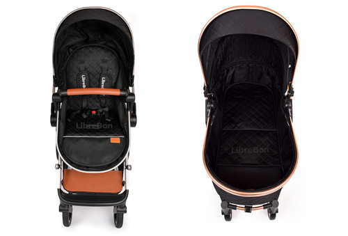 Baby Pram Buggy 3 in 1 Travel System Car Seat Folding Pushchair Reversible - Picture 68 of 117