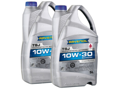 10 (2x5) Liter RAVENOL TSJ SAE 10W-30 Motoröl Made in Germany