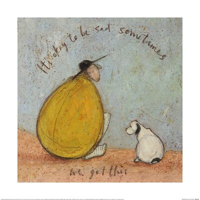 Sam Toft - It's Okay to be Sad Sometimes - Official 40 x 40cm Fine Art Print