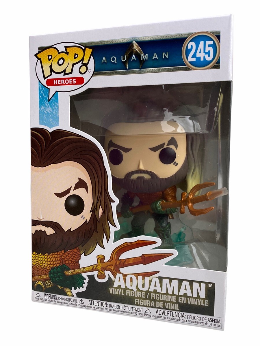 Funko Pop Heroes Aquaman 245 Vinyl Figure 2018 Collectible Super