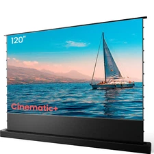 AWOL VISION 120" Motorized ALR Floor Rising Projector Screen 4K/8K Ultra HD 3D