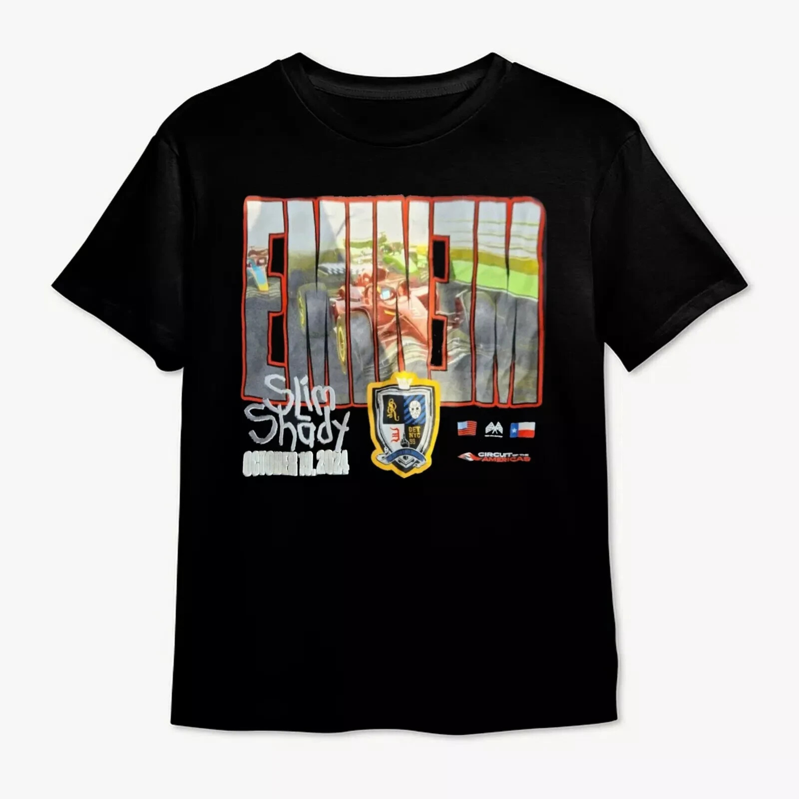 Eminem X Circuit Of The Americas X F1 T-Shirt, Unisex All Size