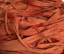 Orange-Cut Size 8 - 100 Wool Fabric for Rug Hooking
