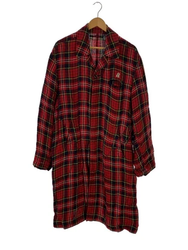 UNDERCOVER Cappotto SOTTOCOPERTA 4 lino ROSSO assegno US1C4302 il pastore 23SS