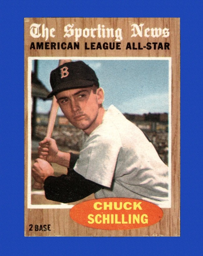 1962 Topps Set-Break #467 Chuck Schilling As EX-EXMINT *GMCARDS*