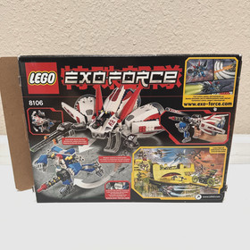 LEGO Exo-Force Aero Booster (8106) Set Complete W/ Instructions, Box, Minifigure