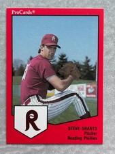 STEVE SHARTS Baseball's Dirtiest Funniest Name Real 1989 Issued Trading Card!!