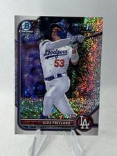 Alex Freeland - 2022 Bowman Chrome #BDC-194 Sparkle Refractor 1st Bowman