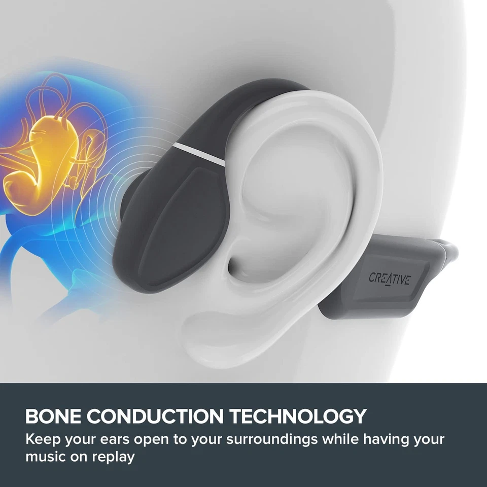 Outlier Free无线骨传导耳机带蓝牙5.3,IPX5 Swe... — 第 2/4 张图片