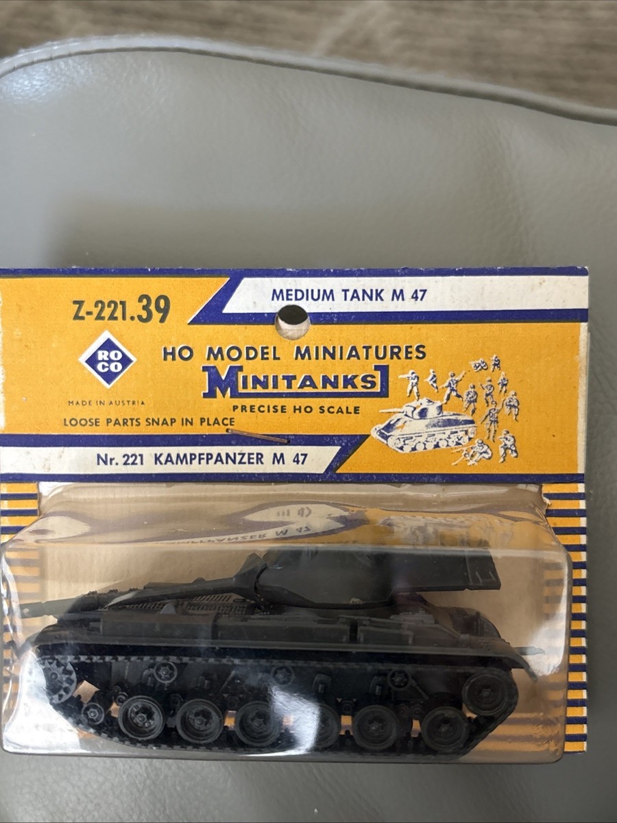 HO Roco Minitanks Z- 221 US M-47 Battle Tank for sale online | eBay