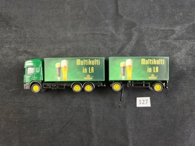 werbetruck 1:87, Wittmann Brauerei, Landshut,  Hängerzug, Sehr Selten, H0, Bier,