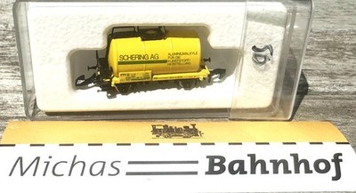 Märklin SCHERING AG Kesselwagen mini club Werbemodell Spur Z 1:220 #149 LG4 å