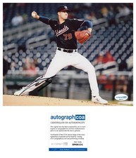 JACKSON RUTLEDGE WASHINGTON NATIONALS  SIGNED AUTOGRAPHED 8x10 PHOTO PIC ACOA