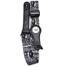 TGI Guitar Strap Leather Ends Stranger Che Guevara Print