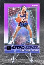 2021-22 Panini Donruss Isiah Thomas Retro Series Purple Press Proof #19