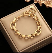 Royal Armband - Damen Armband- Edelstahl | Goldfarben