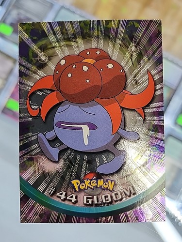 1999 Topps Pokemon TV #44 Gloom Silver Foil Black Logo