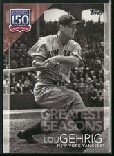 2019 Topps Lou Gehrig 150 Years of Professional Baseball #150-148 Yankees