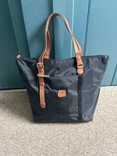 Borsa tote Bric's nera in nylon e pelle Made in Italy - Ottime condizioni