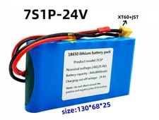 24V 7S1P 8000mAh Li-lon battery pack suitable for scooters, toys, and bicycles