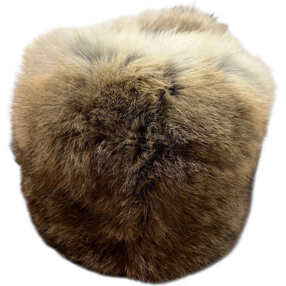 Sombrero de mapache unisex de piel completa natural acolchado forrado Ushanka caza trampero Foto 3 de 4