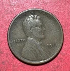 1911S US LINCOLN Cent! "San Francisco" Mint! Semi Key Date! VG/FINE! Low Mintage