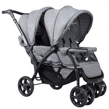 Foldable Lightweight Front Back Seats Double Baby Stroller Tandem Pushchair