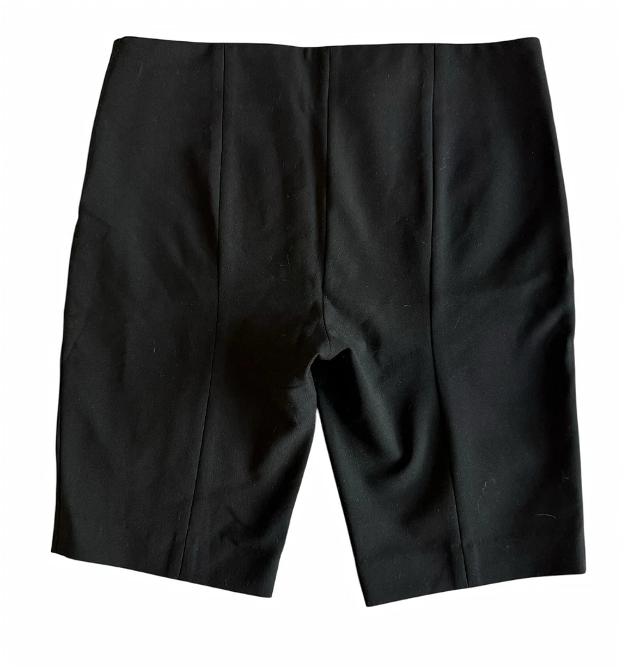 Bermudas Elizabeth and James negras elegantes a medida talla 6 diseño elegante. Foto 2 de 4