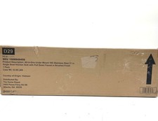 Glacier Bay Tight Radius 31in. Undermount Single Bowl Stainless Kitchen Sink Kit