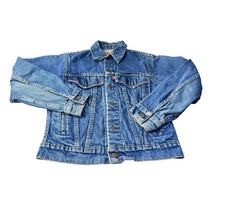 Vintage Levi's 70706-0216 Jacket Denim Jean YOUTH Size 14 Made In USA No Big E