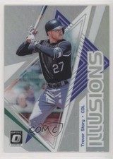 2019 Panini Donruss Optic Optic Illusions Holo Prizm Trevor Story #OI-5 3b7