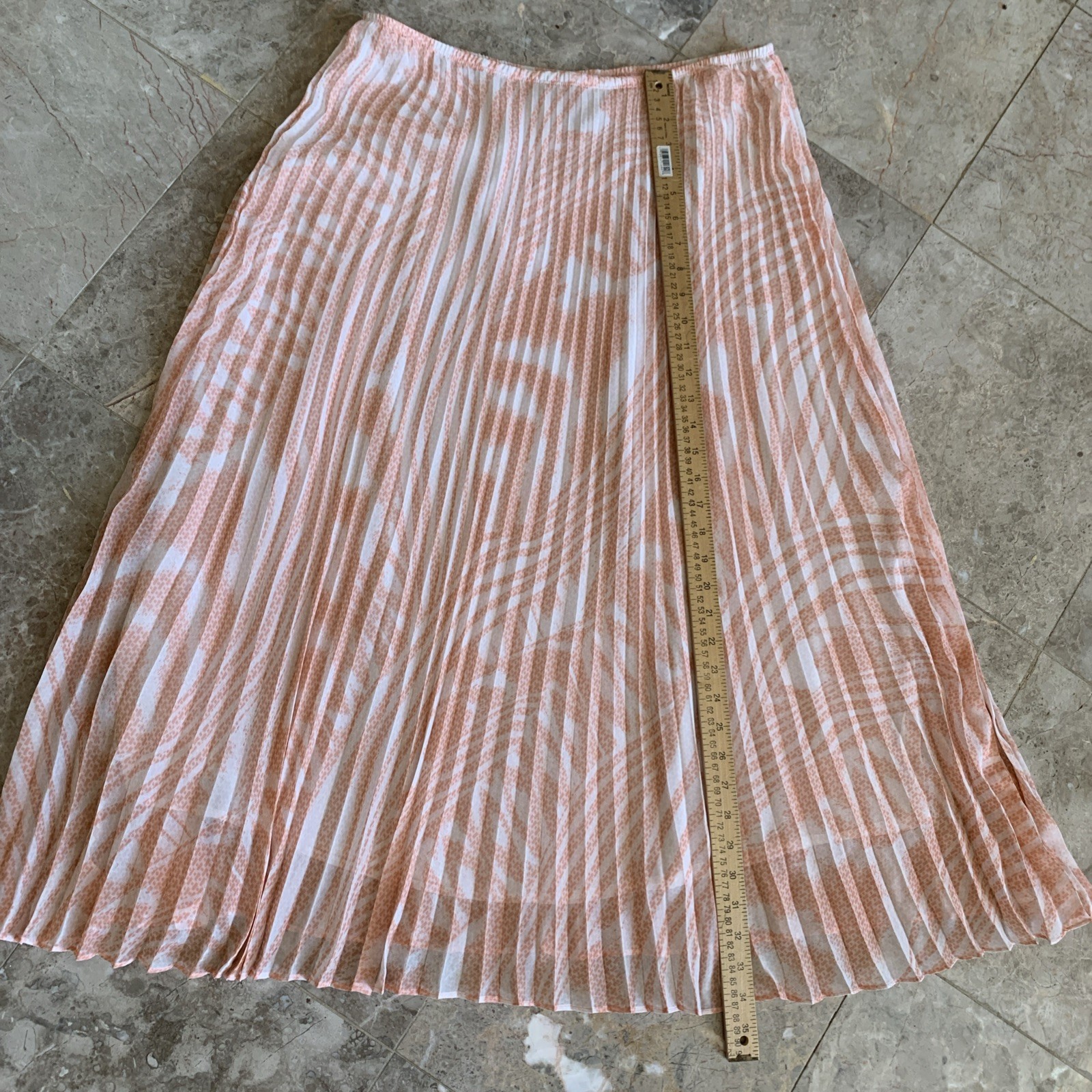 RUBY RD Women's Orange Polyester Pleated Maxi Lon… - image 2