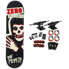 Zero Skateboard Complete Misfits Zero Business Glow 8.5" x 32.3"