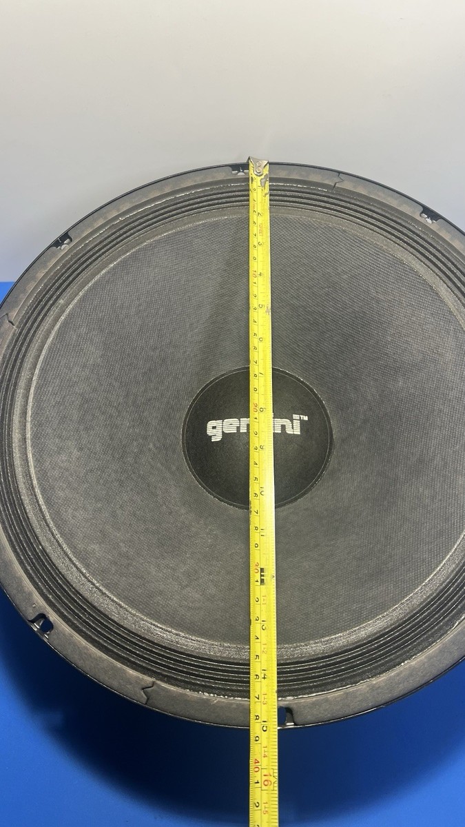 ジェンロックミー Gemini P1540 15” Woofer Speaker 8 Ohm 150W RMS – Tested – Sounds