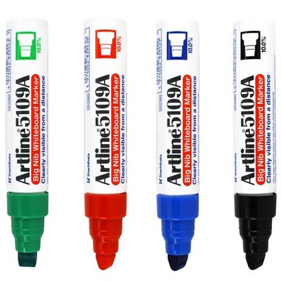 5109A Magnum White Board Markers Dry Erase with Jumbo Big Nib For Clear, Visi...