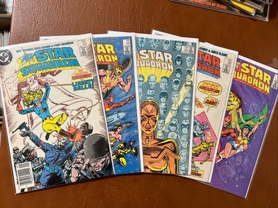 All-Star Squadron Run 5 Newsstands: VG/FN to VF & Up  #57-61 DC 1986 $8 Ship