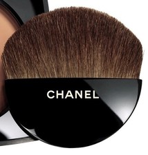 Chanel Les Beiges Compact Powder Brush, Half Moon Natural Hair Travel Size, NEW