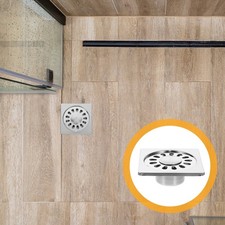Double Use Floor Drain Stainless Steel Floor Drainer for Kitchen Bathroom
