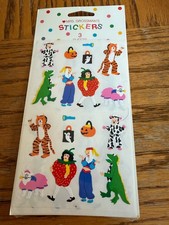 Vintage Mrs Grossmans Stickers NEW IN PACKAGE Children in costumes