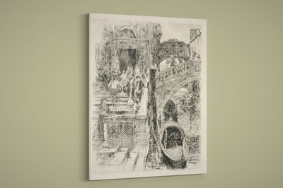 Frank Duveneck - Bridge of Sighs, Venice - Art Print on Paper or Canvas