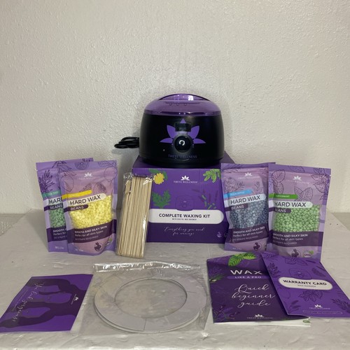 Tress Wellness Hair Removal Waxing Kit W/Digital Wax Warmer Used Works