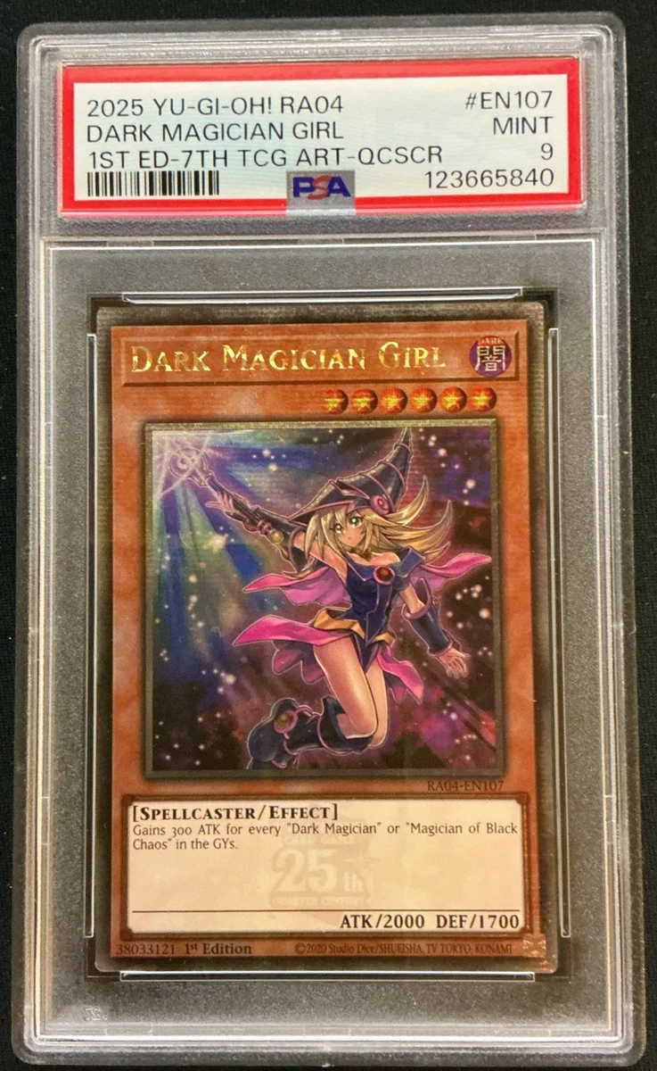 Dark Magician Girl Yu-Gi-Oh! TCG Professional Sports Authenticator